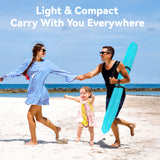 Beach Cabana with Changing Room - Easy to Set Up Canopy, Waterproof, Portable 6' x 6' Beach Shelter, Included Side Wall, Shade with UPF 50+ UV Protection for Kids, Family & Friends-Green