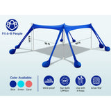 VECUKTY Lightweight 10' x 10' Beach Tent, Blue