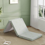BEHOST 3 inch Tri Folding Memory Foam Futon Mattress, Eco-Friendly Fire-Retardant & Portable Guest Bed, Twin Size