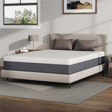 Behost 10 Inch Queen Mattress in a Box for Sleep, CertiPUR-USMemory Foam & Pocket Spings Medium Firm Hybrid Bed Mattress