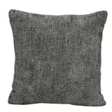 Gray Mesh Pattern Throw Pillow Set of 6, Soft Foam-Filled Design for Couch and Bedroom