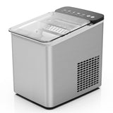 Nugget Ice Maker Countertop 33LBS, Self-Cleaning Portable Ice Machine with Quick 15-Min Ice Making