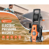 Keenstone Electric Pressure Washer, 4200PSI Max 3 GPM Power Washer with 35FT Power Cord 20FT Hose 5 Nozzles,Soap Cannon for Cars Patios