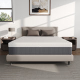 Behost 10 Inch Queen Mattress in a Box for Sleep, CertiPUR-USMemory Foam & Pocket Spings Medium Firm Hybrid Bed Mattress