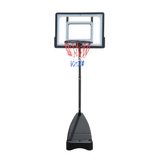 Portable Basketball Hoop Goal System 4.8-8ft Adjustable 44in Backboard for Kids/Adults Indoor Outdoor