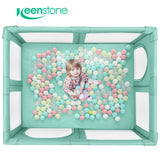 Keenstone Extra Large Baby Playpen ,Kid Protection Play Yard Children Portable Safety Fence ,81*61*27"