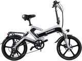 zhengbu Folding Electric Bikes for Adults 20 Inch Electric Commuter Bike Lightweight City Electric Bicycle Foldable E-Bikes for Womens/Mens 400W Motor Shimano 7 Speed 48V 10Ah Removable Battery