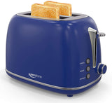 2-Slice Toasters Stainless Steel Retro Toaster with Extra Wide Slots - Pastel Green