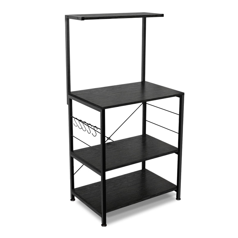 Cheflaud Étagère four à micro-ondes，sur pied de cuisine industrielle Four à micro-ondes Poste de travail utilitaire de stockage