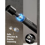 Morpilot Pet Nail Grinder with Led ,Professional 3 Mode Dog Nail Trimmers with Low Noise, Rechargeable Pet Nail Grinder, Paws Grooming and Smoothing for Dogs, Cats and Small Animals