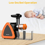 Morpilot Juicer Machine, Slow Masticating Juicer with Quiet Motor & Reverse Function