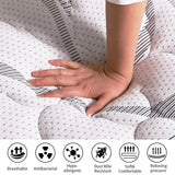 Full Size Hybrid Mattress, Medium Firm Bed in a Box, 10" with Pocket Innerspring and Breathable Foam, Back Pain Relief