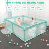 Keenstone Extra Large Baby Playpen ,Kid Protection Play Yard Children Portable Safety Fence ,81*61*27"