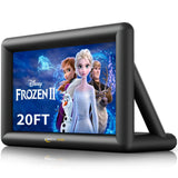 20ft Outdoor Inflatable Projector Screen, Keenstone Movie Screen with Blower and Portable Bag