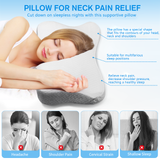 Behost Cervical Memory Foam Pillow, Contour Pillows for Neck and Shoulder Pain, Ergonomic Orthopedic Sleeping Neck Contoured Support Pillow for Side Sleepers, Back and Stomach Sleepers