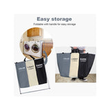 Keenstone 135L Large Clothes Laundry Hamper Sorter Waterproof Laundry Storage Bag Basket Sorter for Laundry Room Organization