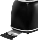 2-Slice Toasters Stainless Steel Retro Toaster with Extra Wide Slots - Pastel Green