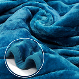 Electric Heated Throw Blanket, Keenstone Machine Washable Fast Heated Flannel Blanket Twin Size, Darkturquoise