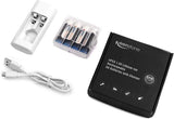 Keenstone 4pcs 2775mWh AA Rechargeable Lithium Batteries, Constant Output at 1.5v AA Rechargeable Battery for Blink, Toys, Flashlight (W-1)