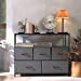 MONVANE 3-in-1 Television stand for 65 Inch TV Stands,with Open Shelves for Living Room, Black