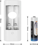 Keenstone 4pcs 2775mWh AA Rechargeable Lithium Batteries, Constant Output at 1.5v AA Rechargeable Battery for Blink, Toys, Flashlight (W-1)