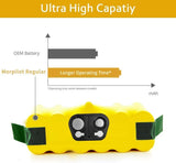 Morpilot 4050mAh 14.4V Replacement Ni-MH Battery Compatible with iRobot Roomba R3 500 600 700 800 900 Series 500 510 531 535 540 550 552 560 570 580 595 620 650 660 700 760 770 780 790 800 870 900