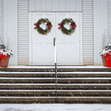 Christmas Wreaths, 24in Classic Artificial Door Wreaths With Apples And Raspberries With Red Bows，for Xmas, Party, New Year Decoration