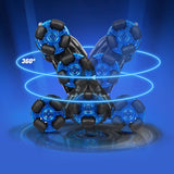 Keenstone Remote Control Stunt Car,RC Car Monster Truck Birthday Christmas Gift for Children Kid, Eight Wheel, Blue