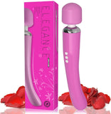 Morpilot  Therapeutic Personal Massager - Handheld Cordless and Powerful Wand - 8 Speeds 20 Vibrating Patterns - USB Rechargeable - Magic Recovery Effect for Women and Men, Body, Neck, Back & Shoulders