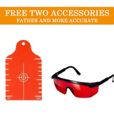 196Ft M/In/Ft Laser Tape Measure  with 2 Bubbles