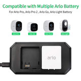 Arlo Pro Battery Charger 2 Port Charging Station with UK Plug