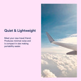 Morpilot Rechargeable Personal Wand Massager - Quiet & Waterproof - 20 Patterns & 8 Speeds - Travel Bag Included - Men & Women - Perfect for Tension Relief, Muscle, Back, Soreness, Recovery - Hot Pink