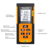 196Ft M/In/Ft Laser Tape Measure  with 2 Bubbles