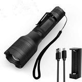 2 in 1 Led Flashlight, USB Rechargeable UV Lamp, Black Light and White Light Flashlights, 500Lumen, 395nm Mini Light Torch Detector for Pets Urine and Stains