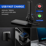 2 in 1 UV Tactical Flashlight Mini Ultraviolet Urine Detector