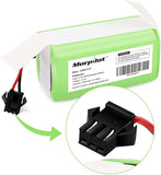 14.4v 2600mAh Li-ion Rechargeable Replacement Battery Compatible with Ecovacs Deebot N79S, DN622, Eufy RoboVac 11, 11S,11S MAX, 30, 15C, 15T, 12, 35C