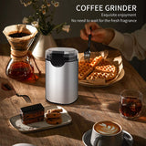 Keenstone Coffee Grinder, Electric Coffee Bean Grinder, Stainless Steel Spice Mill Grinder with Noiseless Motor, Cleaning Brush for Grinding Spices, Pepper, Herbs, Nuts (150W 70g /2.5oz Capacity)