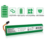 4000mAh 12V NiMh Replacement Battery for Neato Botvac Series 70e, 75, 80, 85 and Botvac D Series D75, D80, D85 (Not Compatible with Neato D3 D5 D4 D7)