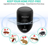 morpilot Ｍ－２Ultrasonic Pest Repeller ，4 Pack, Indoor Pest Control Electronic Plug in， Get Rid of - Rodents Squirrels Mice Rats Insects - Roaches Spiders Fleas Bed Bugs Flies Ants Fruit Fly!