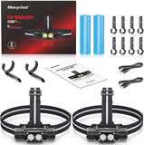 morpilot Headlamp, 1200 Lumens USB Rechargeable Head Lamps, IPX 65 Waterproof Headlight with Adjustable Headband, 5 Modes Led Headlamp Flashlight for Outdoor Camping Hiking Hard Hat Light