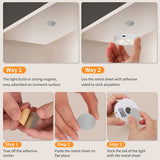 morpilot Puck Lights, Rechargeable LED Closet Lights Battery Powered, Dimmable Under Cabinet Lighting with Remote Control, Under Counter Light for Kitchen, Hallway, Stairs, Stick on Lights (3 Packs)