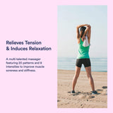 Morpilot Products Rechargeable Personal Wand Massager - Quiet & Waterproof - 20 Patterns & 8 Speeds - Travel Bag Included - Women & Men - Perfect for Tension Relief, Muscle, Back, Soreness, Recovery