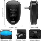 morpilot Ｍ－２Ultrasonic Pest Repeller ，4 Pack, Indoor Pest Control Electronic Plug in， Get Rid of - Rodents Squirrels Mice Rats Insects - Roaches Spiders Fleas Bed Bugs Flies Ants Fruit Fly!