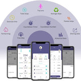 Jump Rope, Smart Jump Rope with APP Data Analysis, USB Rechargeable Skipping Rope with HD LED Display for Fitness, Crossfit, Gym, Burn Calorie - Adjustable Jumping Rope for Men, Women, Kids, Girls