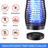 Morpilot Bug Zapper Outdoor 4200V Mosquito Electric Zapper 25W Mosquito lamp Killer Mosquito 2,500 Sq Insect Fly Trap Indoor & Outdoor - Waterproof Light Bulb Lamp