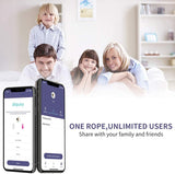 Jump Rope, Smart Jump Rope with APP Data Analysis, USB Rechargeable Skipping Rope with HD LED Display for Fitness, Crossfit, Gym, Burn Calorie - Adjustable Jumping Rope for Men, Women, Kids, Girls