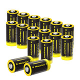 16 Pack 1500mAh Non-Rechargeable CR123A Batteries