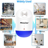 Ｍ－４Ultrasonic Pest Repeller, ６Ｐａｃｋ，Indoor Plug-in, Get rid of - Rodents, Mice, Rats, Squirrels, Bats, Insects, Bed Bugs, Ants, Fleas, Mosquitos, Fly, Spiders, Roaches! + Blue Night Light