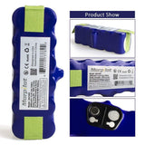 14.4V X-Life Extended Battery w/ 2Pcs Brush - Compatible with Roomba 8 Series