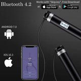 Jump Rope, Smart Jump Rope with APP Data Analysis, USB Rechargeable Skipping Rope with HD LED Display for Fitness, Crossfit, Gym, Burn Calorie - Adjustable Jumping Rope for Men, Women, Kids, Girls